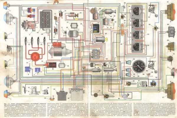 схема электропроводки уаз 31512